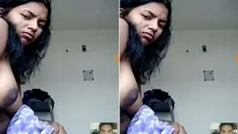 Cute Village Girl Teasing Showing Off Her Perky Boobs For Me