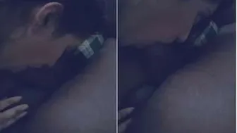 Nri GF Giving Her Man A Sloppy Blowjob Back In India