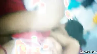 Village Couple Getting Intimate After He Shaves Her Wet Pussy