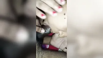 Married Bhabhi Giving Sloppy Blowjob Then Fucked On The Bed