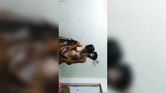 Telugu Wife Moaning Loud Getting Fucked Standing Against The Wall