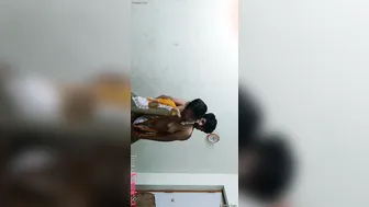Telugu Wife Moaning Loud Getting Fucked Standing Against The Wall