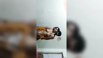 Telugu Wife Moaning Loud Getting Fucked Standing Against The Wall