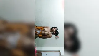 Telugu Wife Moaning Loud Getting Fucked Standing Against The Wall