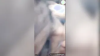 GF Sucking And Getting Her Tits Grabbed In The Park