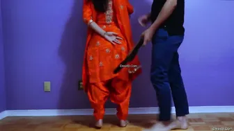 Punjabi Wifey Blowing And Riding Her Mans Dick Till He Cums