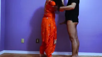 Punjabi Wifey Blowing And Riding Her Mans Dick Till He Cums