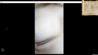 Naughty GF Flashing Tits And Dripping Pussy On Call