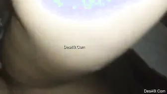 Horny Housewife Getting Her Pussy Stretched By Hubby's Cock