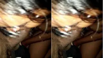Married Bhabhi On Her Knees Giving Sloppy Wet Blowjob Session