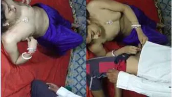 Sexy Bhabhi Stroking And Teasing Until He Finishes On Her