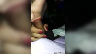 Married Woman Sucking Her Secret Lover Dry In Hotel Room
