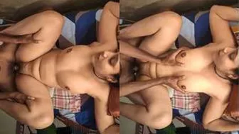 Young Girl Letting Her BF Suck Her Tits Before Rough Fucking