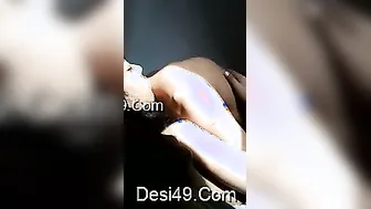 Cute GF Moaning Softly While Fucking Her BF Slowly
