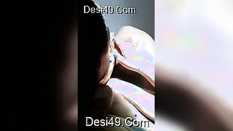 Cute GF Moaning Softly While Fucking Her BF Slowly