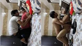 Young Couple Sneaking Into Cheap Hotel Room For Passionate Fucking