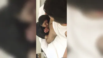 Young Nri GF Giving Her BF A Sloppy Morning Blowjob