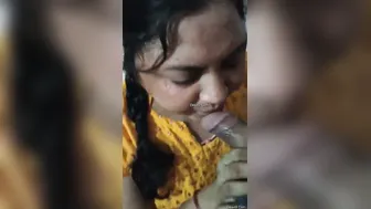 Desi Wife Giving Me Sloppy Blowjob Before Riding Me Hard