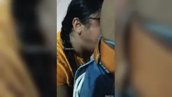 Desi Wife Giving Me Sloppy Blowjob Before Riding Me Hard