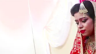 Young Desi Bride Getting Wild On Her Wedding Night With Hubby