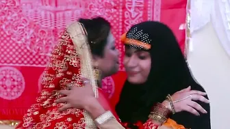 Young Desi Bride Getting Wild On Her Wedding Night With Hubby