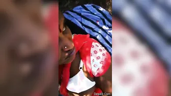 Village Slut Sucking Random Guy In The Fields For Some Quick Cash