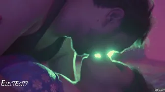 Young Couple Sneaking Away For Passionate Forbidden Encounter