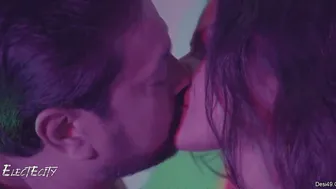 Young Couple Sneaking Away For Passionate Forbidden Encounter