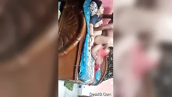 Village Boudi Screaming As Hubby Drills Her Hard On Their Bed