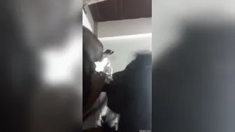 Young Desi GF Eagerly Sucking Her Lover Behind Closed Doors