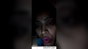 Naughty Bhabhi Stripping And Teasing Him On Video Call