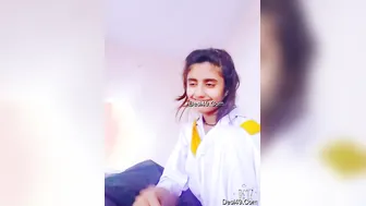 Cute GF Stroking His Cock Making Him Explode All Over Her