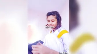 Cute GF Stroking His Cock Making Him Explode All Over Her