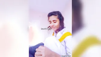 Cute GF Stroking His Cock Making Him Explode All Over Her