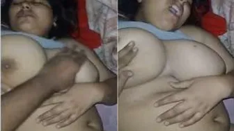 Bhabhi Moaning Loud While He Squeezes Her Tits And Fucks Her Raw