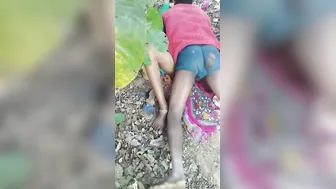 Local Slut Getting Fucked Outdoors Behind The Fields After Dark