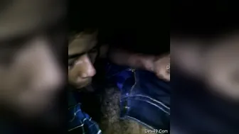 Desi Bhabhi On Her Knees Giving Him The Best Blowjob Ever Made