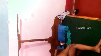 Hot Indian Lovers Fucking Passionately In Their Private Apartment