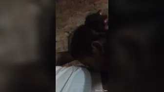 Local Girl On Her Knees Pleasing Him Before Getting Fucked Hard