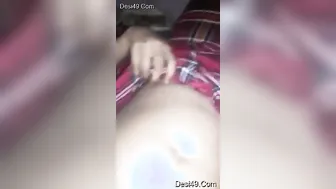 College Babe Struggling With His Thick Cock Inside Her Tight Pussy