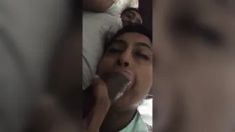 Nri Wife Sucking Her Man's Dick Like She's Been Starving For