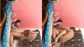 Desi Lovers Kissing And Fucking Rough In Their Apartment Room