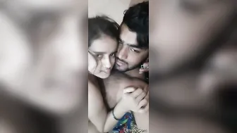 Cute GF Bouncing On His Cock And Moaning So Sweetly