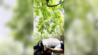 Village Lovers Fucking Deep In The Jungle Away From Everyone Else