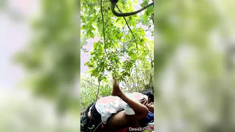 Village Lovers Fucking Deep In The Jungle Away From Everyone Else