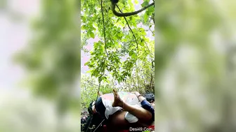 Village Lovers Fucking Deep In The Jungle Away From Everyone Else