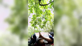 Village Lovers Fucking Deep In The Jungle Away From Everyone Else