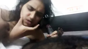 Telugu GF On Her Knees Deepthroating My Hard Cock