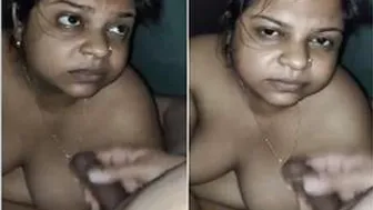 Desi Lovers Getting Naked And She Sucks His Cock At Home