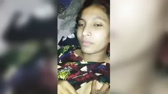 Fingering My GF's Wet Pussy Then Pounding Her Senseless